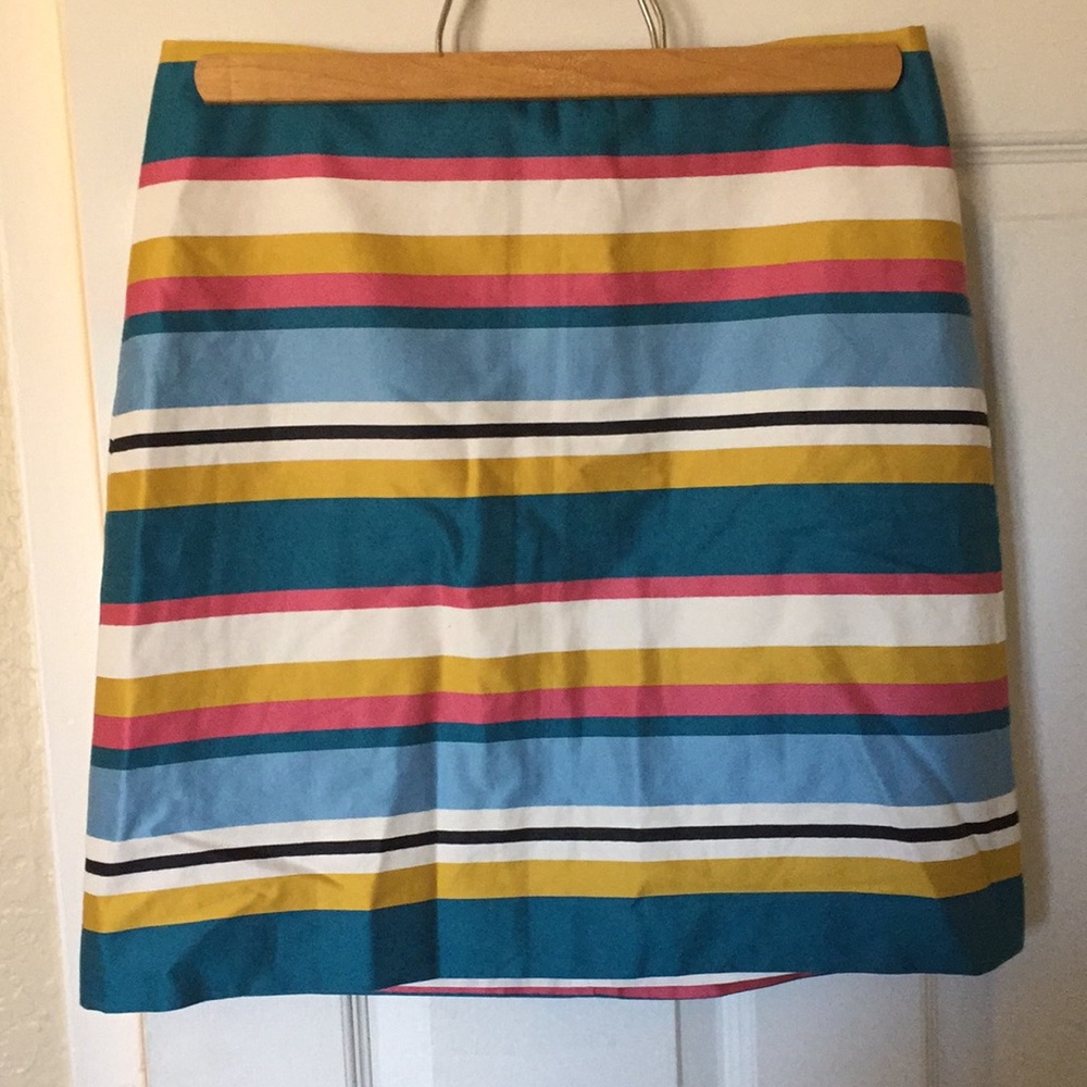 Loft women multicolor skirt size 4